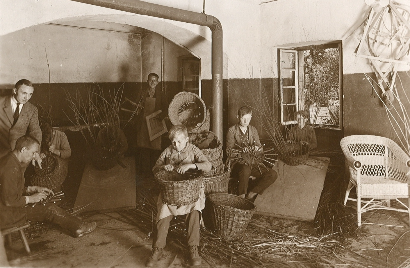 Korbflechter, 1930
